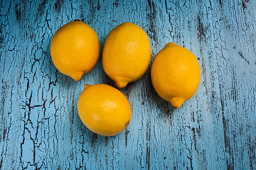 Image showing Four lemons