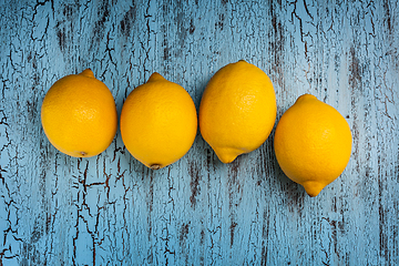 Image showing Four lemons