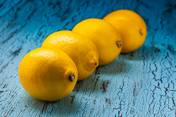 Image showing Four lemons