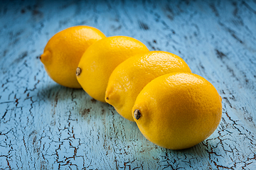 Image showing Four lemons