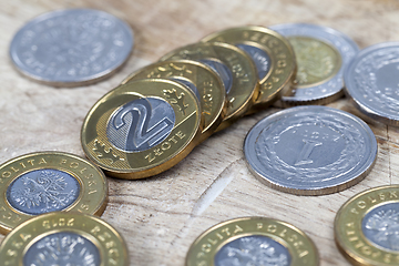 Image showing Polish zloty coins