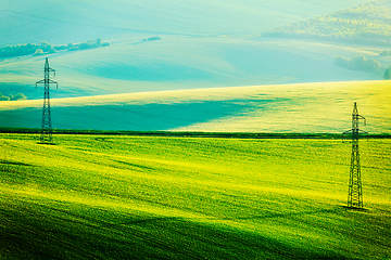 Image showing Moravian summer rolling landcsape