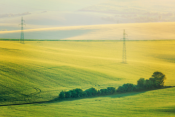 Image showing Moravian summer rolling landcsape