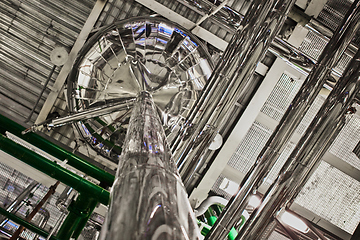 Image showing Equipment and piping as found inside of industrial thermal power plant.