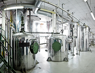 Image showing Equipment and piping as found inside of industrial thermal power plant.