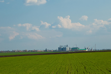 Image showing Agricultural Silos - Building Exterior