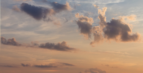 Image showing Dramatic summer sky with clouds