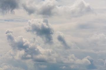 Image showing Dramatic summer sky with clouds