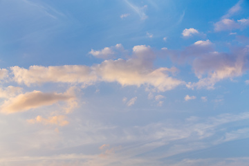 Image showing Dramatic summer sky with clouds