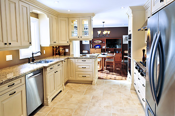 Image showing Modern kitchen interior