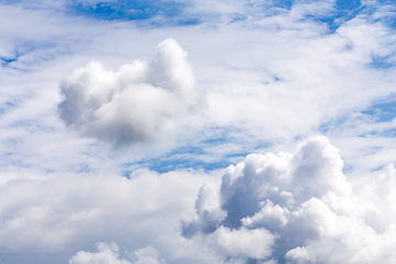 Image showing Dramatic summer sky with clouds