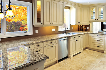 Image showing Modern kitchen interior