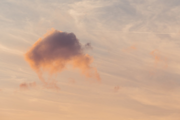 Image showing Dramatic summer sky with clouds