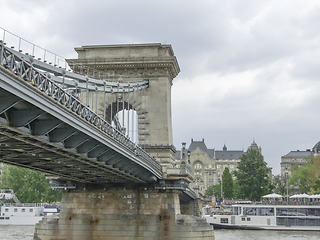 Image showing Chain Bridge in Budapest