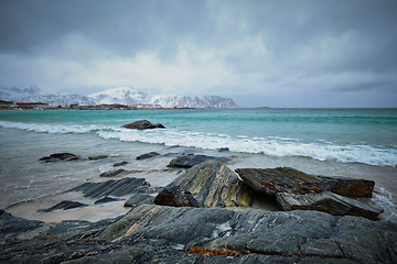 Image showing Lofoten islands landscape