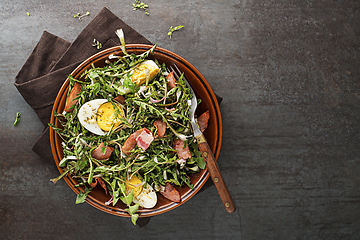 Image showing Dandelion salad