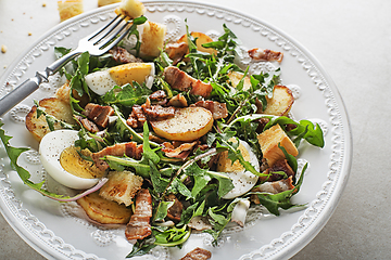 Image showing Dandelion salad