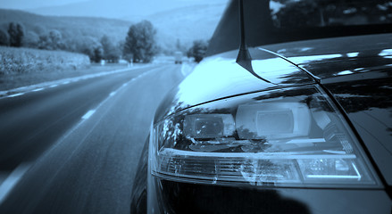 Image showing Car on the highway