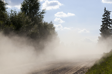 Image showing Dust road