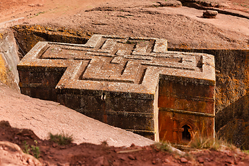 Image showing Church of Saint George, Lalibela Ethiopia