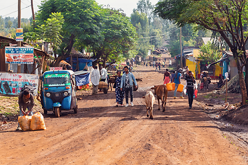 Image showing People on the Ethiopian street