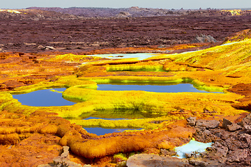 Image showing Dallol, Ethiopia. Danakil Depression