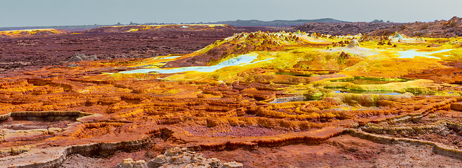 Image showing Dallol, Ethiopia. Danakil Depression