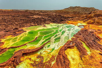 Image showing Dallol, Ethiopia. Danakil Depression