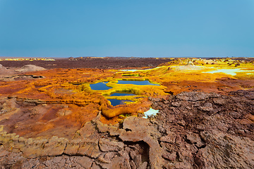 Image showing Dallol, Ethiopia. Danakil Depression