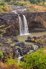 Image showing Blue Nile Falls in Bahir Dar, Ethiopia