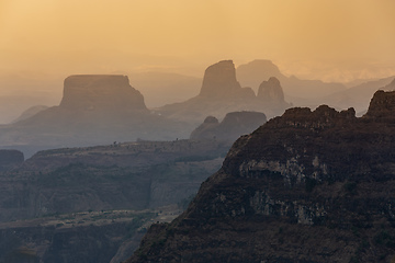 Image showing Semien or Simien Mountains, Ethiopia