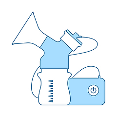 Image showing Electric Breast Pump Icon