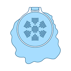 Image showing Sewing Hoop Icon