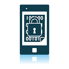 Image showing Mobile Security Icon