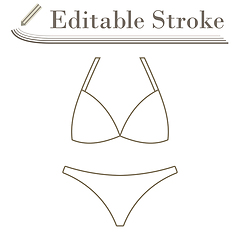 Image showing Bikini Icon