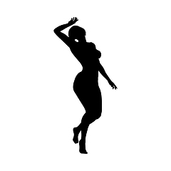 Image showing Naked sexy girls silhouette