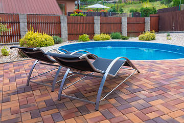 Image showing small home swimming pool