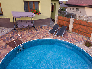 Image showing small home swimming pool