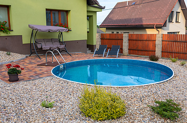 Image showing small home swimming pool