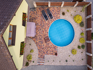 Image showing small home swimming pool