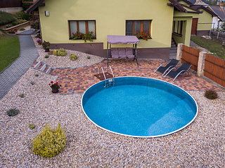 Image showing small home swimming pool