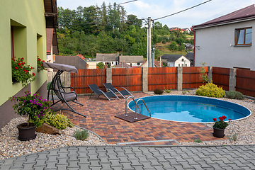 Image showing small home swimming pool