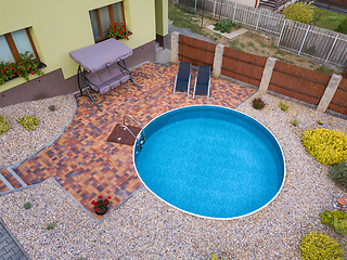 Image showing small home swimming pool