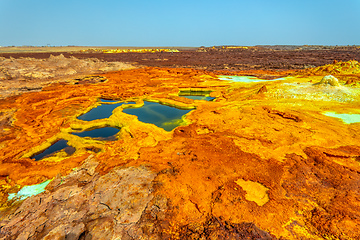 Image showing Dallol, Ethiopia. Danakil Depression