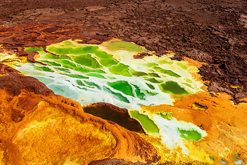 Image showing Dallol, Ethiopia. Danakil Depression