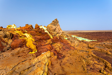 Image showing Dallol, Ethiopia. Danakil Depression