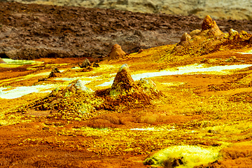 Image showing Dallol, Ethiopia. Danakil Depression