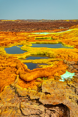 Image showing Dallol, Ethiopia. Danakil Depression