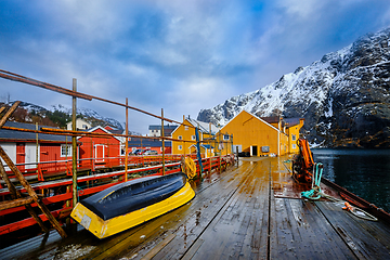 Image showing Nusfjord fishing village in Norway