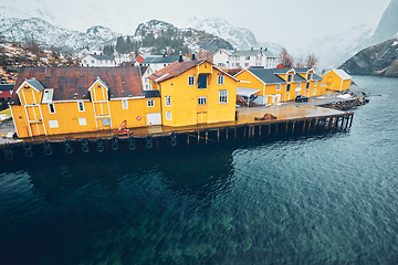 Image showing Nusfjord fishing village in Norway